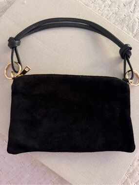 NEW Small genuine suede leather purse
